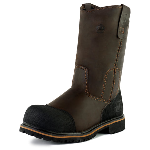 8609- PW 11.5’’ Leather Composite Toe Waterproof Wellington Work Boot